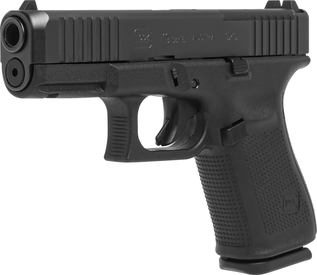 GLOCK 19 Gen5 MOS, vedere la 45 de grade