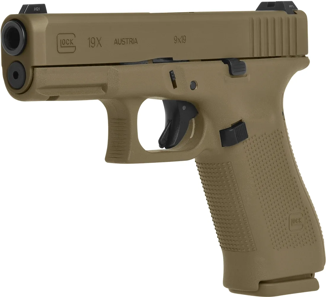 GLOCK 19X, vedere la 45 de grade