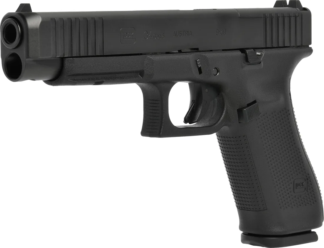 GLOCK 34 Gen5 MOS, vedere la 45 de grade